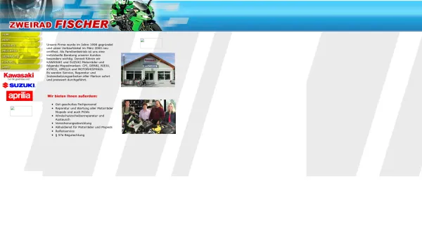 Website Screenshot: Christine Zweirad Fischer Kawasaki - Zweirad Fischer :::: Kawasaki - Date: 2023-06-14 10:46:30