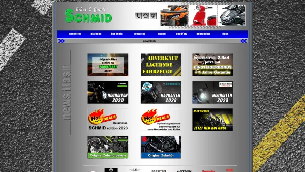 Website Screenshot: Schmid Johann Bikes & Quads - Schmid Bikes & Quads - Date: 2023-06-14 10:37:49