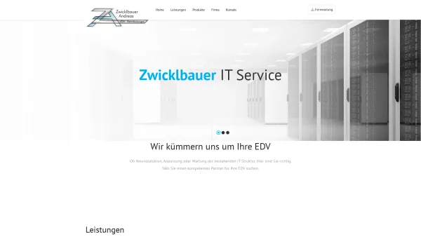 Website Screenshot: Zwicklbauer EDV Dienstleistungen - Zwicklbauer EDV - Date: 2023-06-14 10:46:30