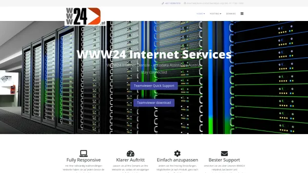 Website Screenshot: www24.at WWW24 Internet Services, Autodata Assistance Austria - Home – WWW24 Internet Services - Date: 2023-06-26 10:26:52