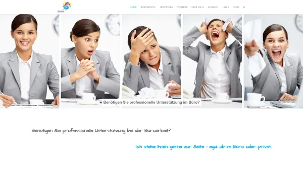 Website Screenshot: Bürofee Ingrid Reckendorfer - BÜROFEE | Ihr kompetenter Partner im Bereich Büroservice - Date: 2023-06-26 10:25:50