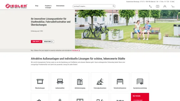 Website Screenshot: Ziegler Aussenanlagen GmbH - ZIEGLER - Date: 2023-06-26 10:25:47