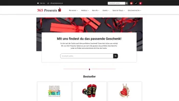Website Screenshot: 365 Presents - Coole Geschenke und Geschenkideen | 365 Presents - Date: 2023-06-26 10:25:48