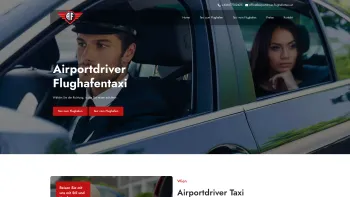 Website Screenshot: Airport Driver Flughafentaxi Wien - Airportdriver Flughafentaxi - Online Buchung zu Festpreisen - Wien - Date: 2023-06-14 10:46:30