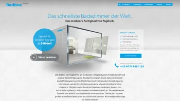 Website Screenshot: Badbox by Pagitsch Modulares Fertigbad - Badbox: Das modulare Fertigbad von Pagitsch - Date: 2023-06-14 10:38:29
