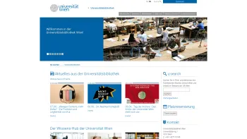 Website Screenshot: Bibliotheks und Archivwesen der Universität Wien - Universitätsbibliothek Wien - Date: 2023-06-15 16:02:34