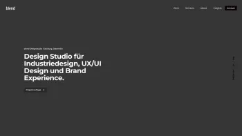 Website Screenshot: blend Designagentur - blend Designstudio - Industriedesign l Produktdesign l 3D-Visualisierung - Date: 2023-06-22 12:13:02