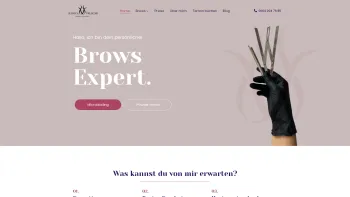 Website Screenshot: Brows Expert - Dein Brow Expert in Wien | Brows Expert - Date: 2023-06-26 10:25:50