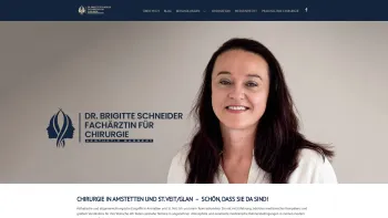 Website Screenshot: Dr. Brigitte Schneider - Schönheitschirurgie in Amstetten und St. Pölten - Dr. Brigitte Schneider - Date: 2023-06-26 10:25:50