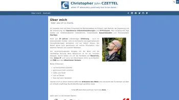 Website Screenshot: Christopher John CZETTEL e.U. - CJC - Willkommen! - Date: 2023-06-14 10:37:13