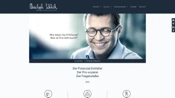 Website Screenshot: Christoph Schlick Logotherapie - Seminare und Vorträge bei Christoph Schlick in Salzburg - Date: 2023-06-22 15:00:01