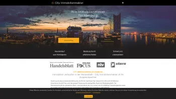Website Screenshot: City Immobilienmakler GmbH Hamburg - City Immobilienmakler Hamburg - Date: 2023-06-14 10:46:33