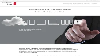 Website Screenshot: Computerforensic & more GmbH - Forensic Computer - Cyber Forensics IT-Security eDiscovery - Date: 2023-06-14 10:46:33
