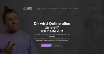 Website Screenshot: Michael Czesun Das Geht - DasGeht.at | Social Media und Podcast aus der Steiermark - Date: 2023-07-04 11:49:08
