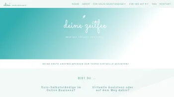 Website Screenshot: Deine Zeitfee - Virtuelle Assistenz | Österreich | Deutschland | Deine Zeitfee - Date: 2023-06-15 16:02:34