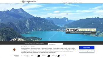Website Screenshot: die konzeptionisten GmbH - KONZEPTIONISTEN GmbH - Webagentur im Salzkammergut, OÖ - Date: 2023-06-15 16:02:34