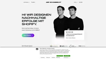 Website Screenshot: ECOMBEAT - ECOMBEAT // Die Shopify Agentur aus Österreich - Date: 2023-06-26 10:25:51