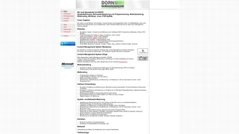Website Screenshot: DORN edv Dienstleistungen - DORN edv Dienstleistungen, IT Dienstleistungen Wien (Systembetreuung, Büroautomatisierung und Programmierung, Webentwicklung, Webhosting, Windows, Linux, PHP, MySQL) - Date: 2023-06-15 16:02:34