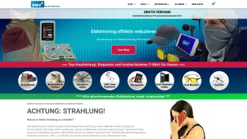 Website Screenshot: EMV+ be protected, Dr. Eva Vejvar - EMV+ be protected - reduziert Elektrosmog und Handystrahlung - Date: 2023-06-14 10:37:07