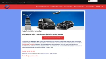 Website Screenshot: Flughafentaxi Wien Zum Fixpreis - Flughafentaxi Wien: Buchen Sie jetzt Ihren Flughafentransfer - Date: 2023-06-14 10:46:33