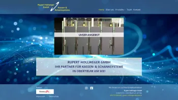Website Screenshot: Gastronomie und Elektrotechnik Rupert Hollweger - Rupert Hollweger GmbH | Kassen - & Schanksysteme | Obertrum - Date: 2023-06-22 15:02:28