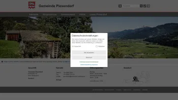 Website Screenshot: Gemeindeamt Piesendorf RiS-Kommunal - Piesendorf Gemeinde, Land Salzburg - Startseite - Date: 2023-06-22 15:02:28