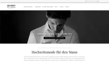 Website Screenshot: Grandits men´s fashion, Nußdorfer Straße 10 12, 1090 Wien
Wilvorst/Tziacco Store in Wien - Hochzeitsmode GRANDITS Men´s Fashion Wedding & Events Wien - Date: 2023-06-22 15:02:28