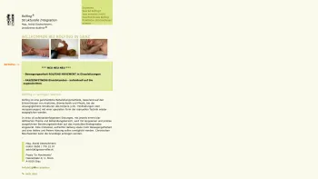 Website Screenshot: Mag. Astrid Deutschmann, Zertifizierte Rolferin - Rolfing Graz - Date: 2023-06-22 15:02:28