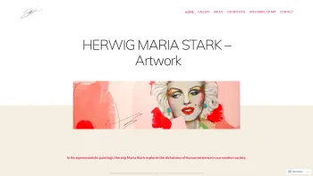Website Screenshot: Herwig Maria Stark - HERWIG MARIA STARK | Artwork - Date: 2023-06-14 10:38:31