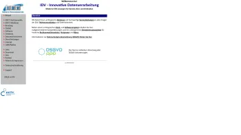 Website Screenshot: IDV - Innovative Datenverarbeitung - IDV - Innovative Datenverarbeitung für Rechtsanwalt, Arzt und Büro - Date: 2023-06-22 15:02:29