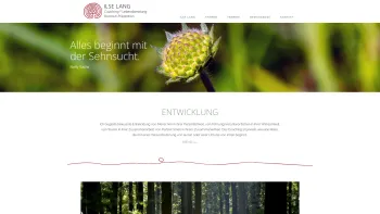 Website Screenshot: Ilse Lang Coach - Willkommen - Ilse Lang - Date: 2023-06-22 12:13:03