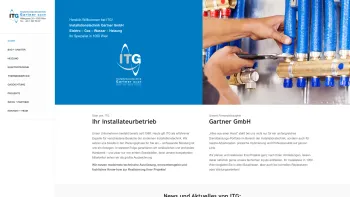 Website Screenshot: Installationstechnik Gartner GmbH - ITG Installationstechnik Gartner: Ihr Installateur in 1060 Wien - Date: 2023-06-22 12:13:03
