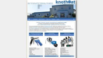 Website Screenshot: Johann Knoth GmbH - Druckluft Automation Johann Knoth GMBH Hagenbrunn bei Wien - Date: 2023-06-26 10:25:56