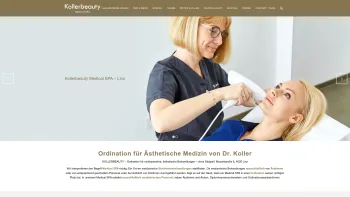 Website Screenshot: Kollerbeauty Ordination für Ästhetik - KOLLERBEAUTY ➤ Ordination für ästhetische Medizin von Dr. Koller, Linz - Date: 2023-06-26 10:25:56