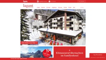 Website Screenshot: Hotel Lagant Familienhotel in Brand - lagant Familienhotel | - Date: 2023-06-22 12:13:04