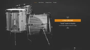 Website Screenshot: Lynx Custom Drums - Lynx Custom Drums - Date: 2023-06-26 10:25:56