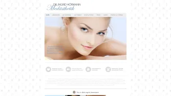 Website Screenshot: MEDÄSTHETIK - Zentrum für ästhetisch-kosmetische Medizin - Home - Ingrid Hörmann - Date: 2023-06-15 16:02:34