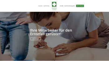 Website Screenshot: Erste Hilfe Kurs, Wien, VHS11 - Weißes Kreuz - Date: 2023-06-22 12:13:05