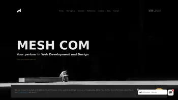 Website Screenshot: Mesh COM - Web development and design agency | Mesh COM - Date: 2023-06-26 10:25:56