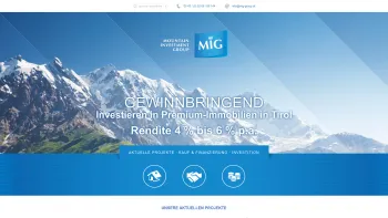 Website Screenshot: Mountain Investment Group - Home - Date: 2023-06-14 10:38:33
