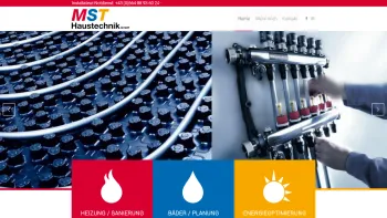 Website Screenshot: MST Haustechnik GmbH - Installateur Meisterbetrieb – MST Haustechnik GmbH - Installateur S. Stoff Neumarkt - Date: 2023-06-26 10:25:59