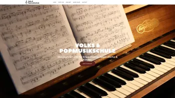 Website Screenshot: Volks und Popmusikschule, die Musikschule für Klein und Groß, Jung und Alt. - Volks & Pop Musikschule – Stefan Kelemen - Date: 2023-06-22 15:00:02