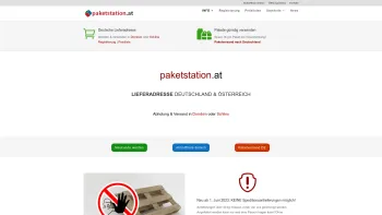 Website Screenshot: Paketstation Vorarlberg - Lieferadresse in Deutschland und Österreich | Paketstation Vorarlberg Dornbirn Haselstauden - Date: 2023-06-22 15:00:02