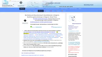 Website Screenshot: Paramount S GmbH - Buchhaltung Bulgarien. Buchführungsdienstleistungen. - Date: 2023-06-22 15:00:02