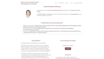 Website Screenshot: Mag. Christa Paluselli-Mortier - Psychotherapie Salzburg - Mag. Christa Paluselli-Mortier - Date: 2023-06-26 10:25:59