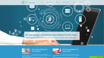 Website Screenshot: PT-Control GmbH - PT-Control: Verwaltungs und Abrechnungssoftware für Therapeuten und Hebammen - Date: 2023-06-15 16:02:34