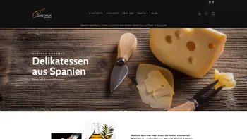 Website Screenshot: Santana Gourmet e.U. - Spanische Spezialitäten & Lebensmittel Online Shop aus Spanien – Santana Gourmet - Date: 2023-06-26 10:25:59