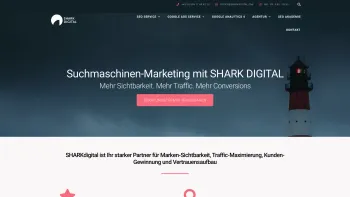 Website Screenshot: sharkdigital Suchmaschinen Marketing Agentur - Ihr Partner für mehr Sichtbarkeit, Traffic & Conversions | SHARKdigital - Date: 2023-06-26 10:26:02