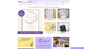 Website Screenshot: Feenstaub Papeterie - FEENSTAUB - personalisierte Geschenke für Hochzeit, Taufe & Co - Date: 2023-06-26 10:26:02