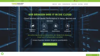 Website Screenshot: TIMEWARP IT Consulting GmbH - Cloud Services aus Österreich - Timewarp - Date: 2023-06-15 16:02:34